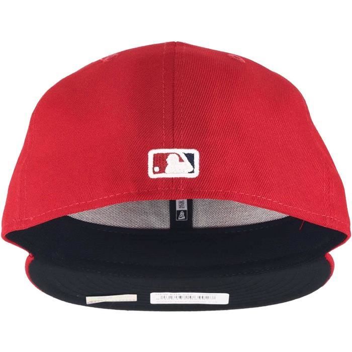 Casquette de baseball New Era Washington Nationals MLB AC Performance Rouge 59Fifty