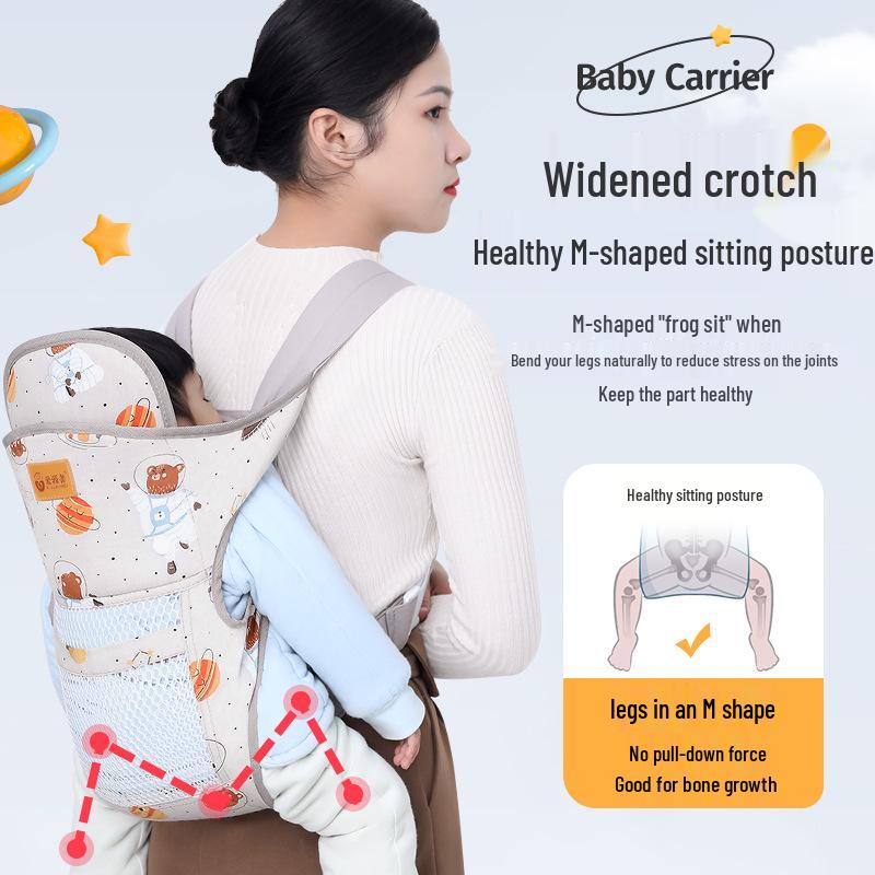 Newborn Dual-Use Front and Back Baby Carrier: Hands-Free, Simple Design for Outings