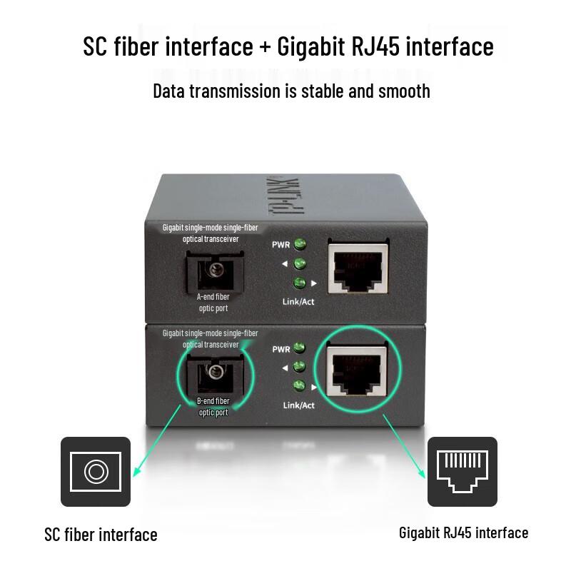 Tp-Link TL-FC311A/B-20 Gigabit Single-Mode Single-Fiber Optical Transceiver Set