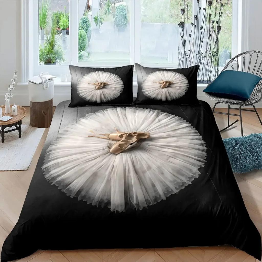 Romantic Style Duvet Cover Fairy Girl with Wings Pattern Bedding Set Women Couple Flying Butterflies Polyester Comforter Cover