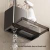 Wall-Mounted Toilet Brush with Storage Rack
