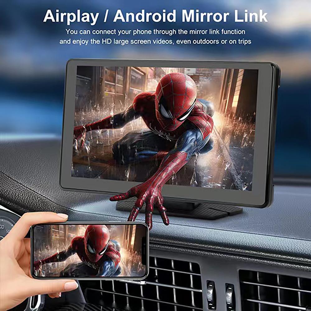 9-inch HD Wireless CarPlay, WiFi Dual-lens Dashcam, Car Navigation System, Equipped with Optical Sensor
