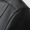 Dibinze Men's Plus Size Lapel Faux Leather Jacket
