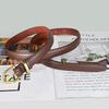 New Women's Pin Buckle Belt, Fashionable, Versatile, Simple Decoration, Trendy, Pure Color, Thin Waistband, Suitable for Jeans