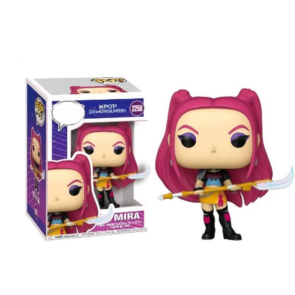 K-pops Demons Hunters Anime Figure Rumi Zoey Mira Saja Boys Action Figure Cosplay Vinyl Ornament Figures Toy Fan Gifts