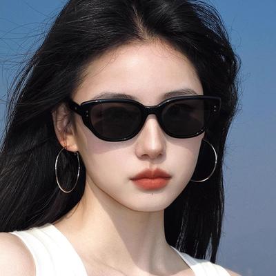 Ochelari de Soare Retro Cat Eye pentru Femei Modă Ochelari Pliabili Protecție UV Cremă de Soare Ochelari pentru Fotografie Stradală