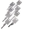 FridayParts 8 Pcs Ignition Key for Bobcat A300 T110 T320 T450 T550 T630 T750 T870 Skid Steer Loader
