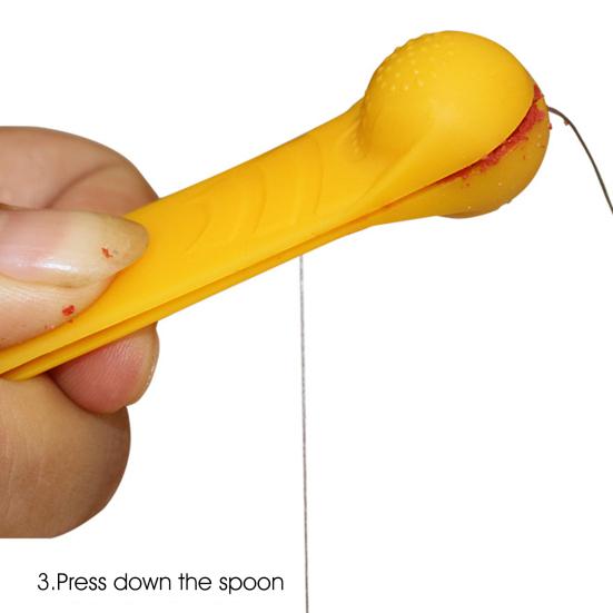 Oală pentru momeală cu lingură, portabilă, pentru formarea particulelor de hrănire, mulaj, pescuit la crap, unealtă pentru făcut momeală de pește, articole de pescuit