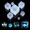 3D Square Silicone Mold Crystal Epoxy Resin Casting Muold for DIY Epoxy Resin Crafts Table Home Decoration Tools