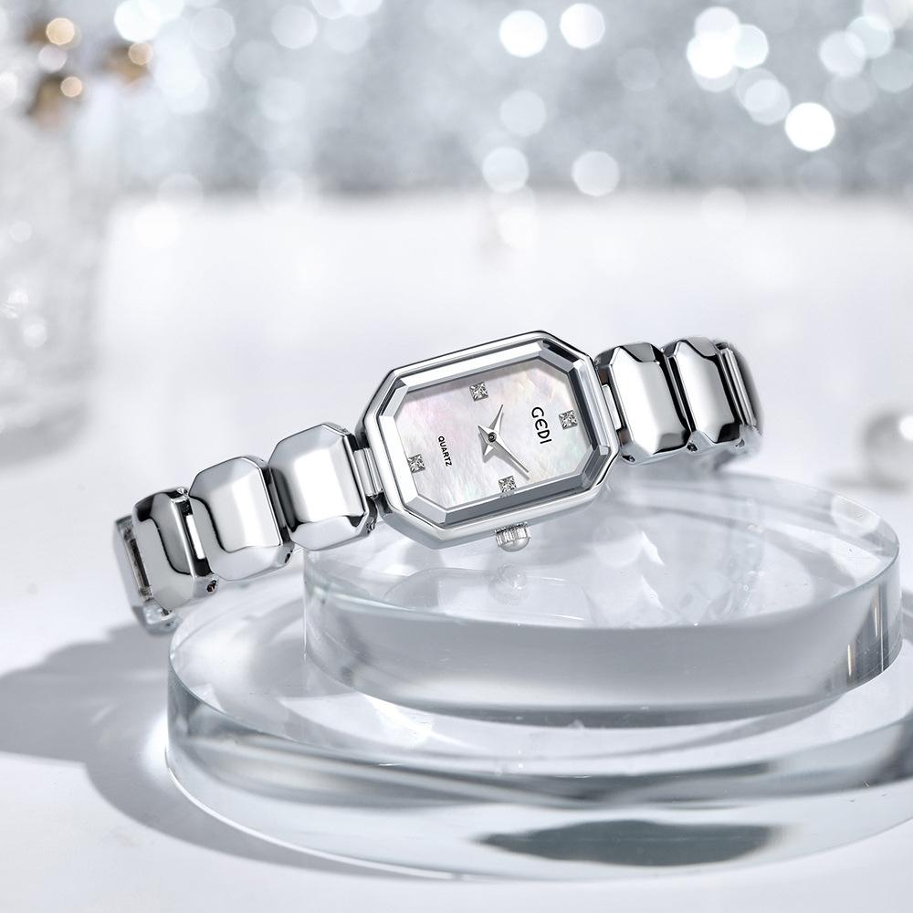 Watch Women'S Simple Women'S Quartz Watch Light Luxury Niche Small Rock Candy Birthday Gifts