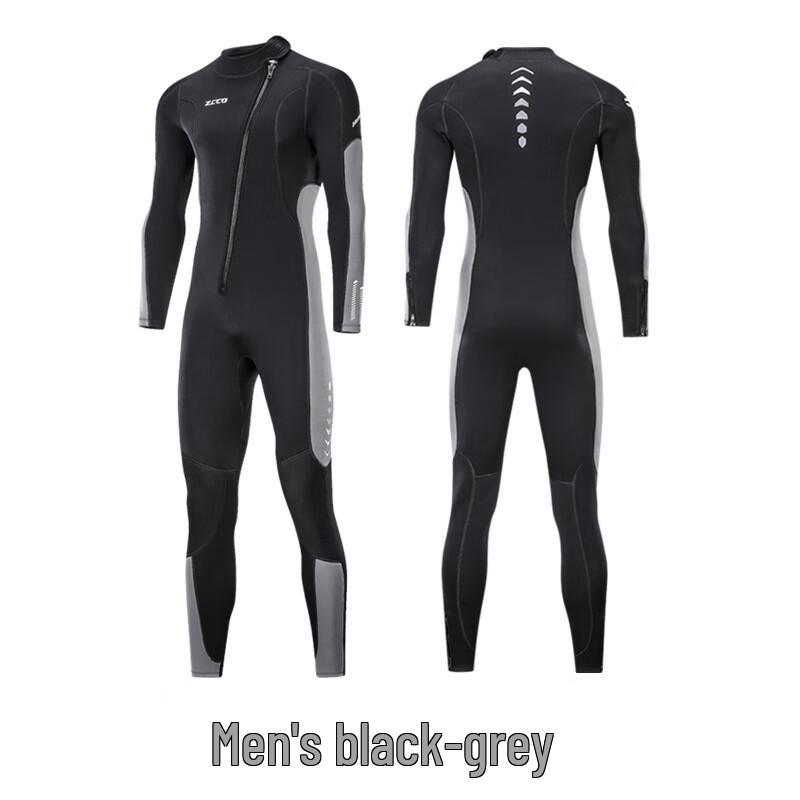 Men s 3mm One-Piece Wetsuit for Diving and Surfing One Size