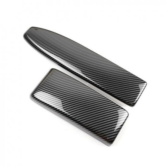 ABS Carbon Texture Center Armrest Box Cover For Mercedes Benz E C GLK Class W204