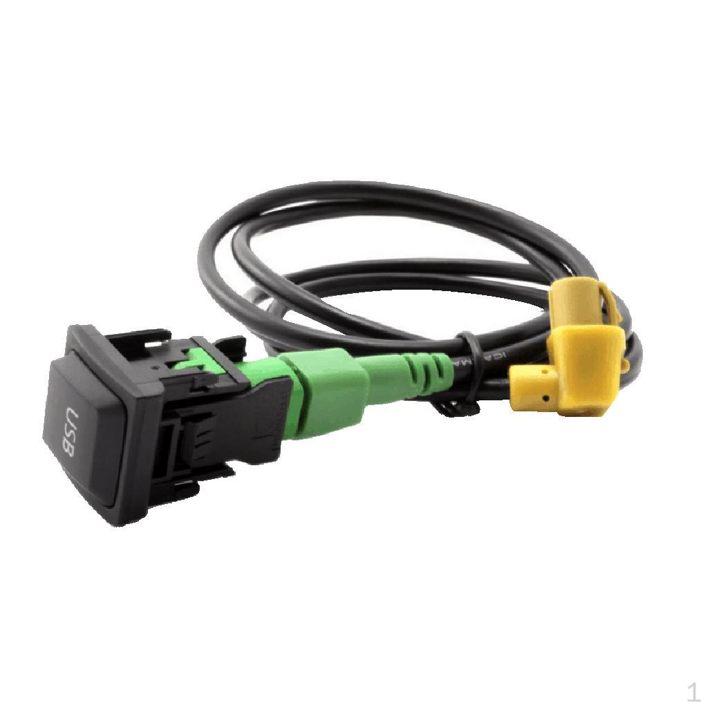 

USB Switch Wire Line Cable Adapter for 3 E87 E90 E91 E92 X5 X6