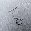 2 Sets 11mm Watch Hands Round Pointed Irregular Fashion for Miyota 2035 Movement