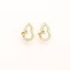 Elegant Chinese Gourd Zircon Earrings: Festive, Fashionable, and Versatile