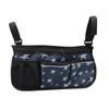 Side Bag Portable Multiple Pockets Carry Bag Waterproof Hanging for Travel Rollators Mobility Chairs Bed Rail Outdoor