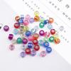 9x6mm Mixed Style Acrylic Barrel Beads for DIY Bracelet & Necklace Making