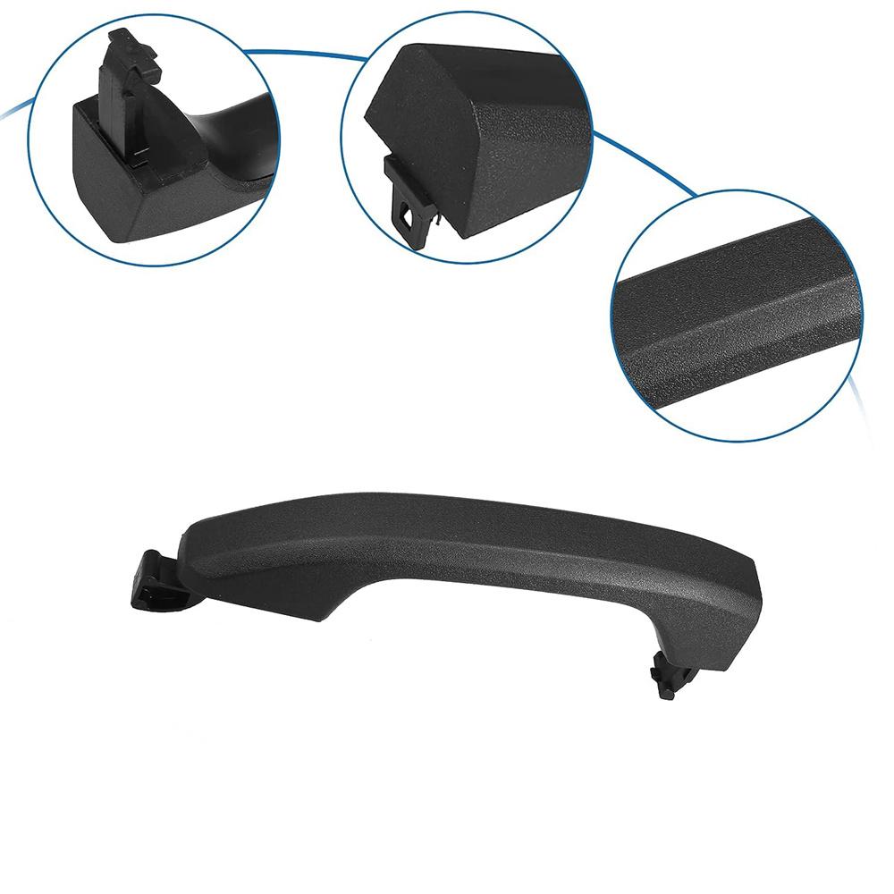 Left Driver Side Exterior Door Handle Black For Silverado Suburban Sierra Yukon