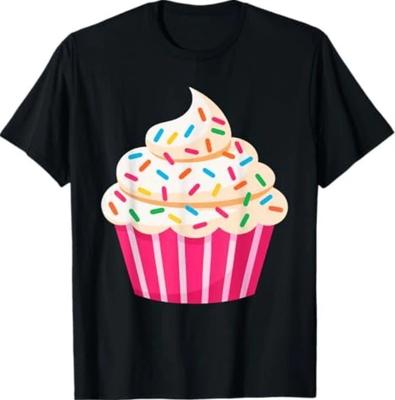 Cupcake Shirt Adult Men Women Cupcake Costume T-Shirt
