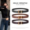 New Women's Versatile Decorative Fashion Pin Buckle Leather Belt - Premium Vintage Business Cowhide Waist Belt