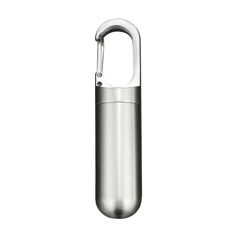 Wasserdichte Hänge-Pillendose aus Reintitan: Tragbare versiegelte Aufbewahrung für Medikamente