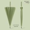 Windproof Double Canopy Umbrella with 24 Ribs and Long Handle