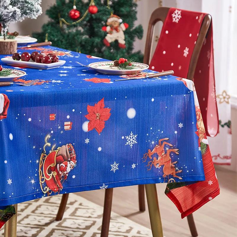 American Tablecloth Christmas Theme Tablecloth Christmas Bell Tablecloth Holiday Decoration