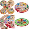 Multigame Board Wooden Children Educational Toy Family Game Night Festival Gifts