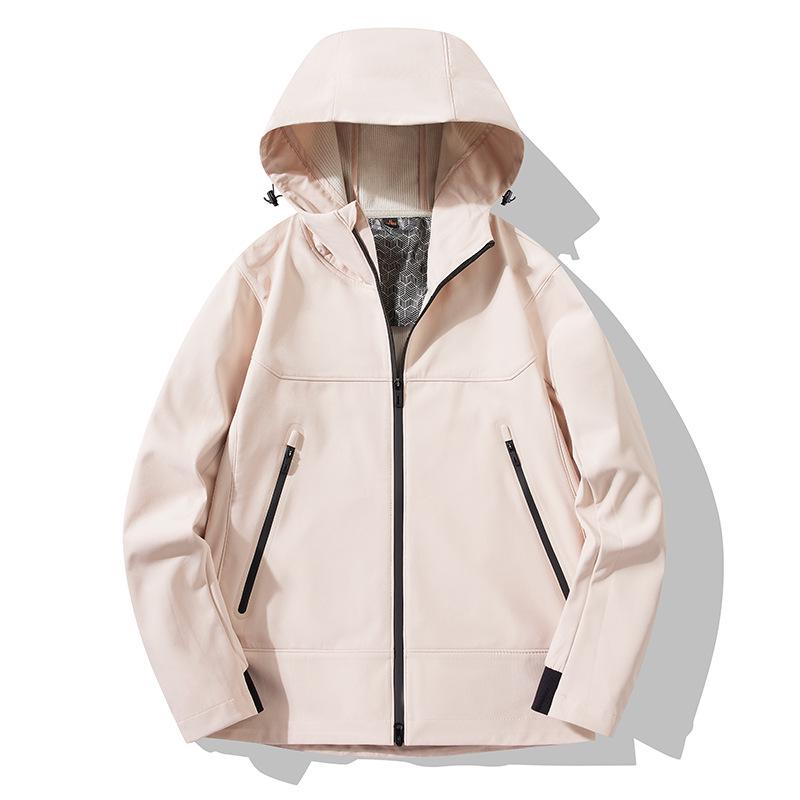 Unisex Graphene Softshell Windbreaker Jacket 2024: Light, Windproof Travel & Hiking Wear for Spring & Autumn.