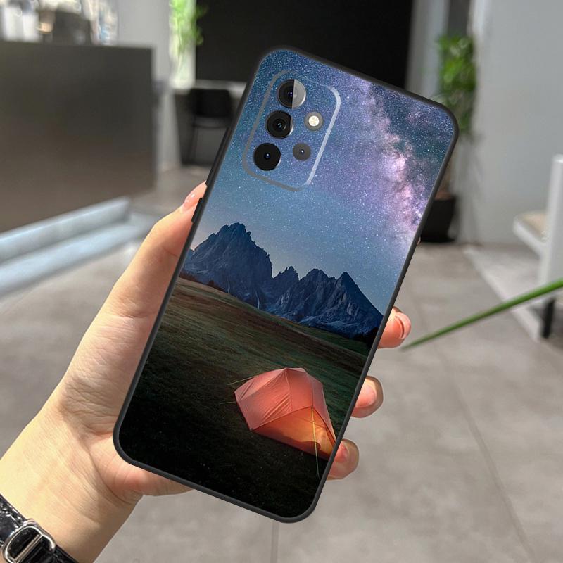 Camping Nature Mountain Case For Samsung Galaxy A12 A32 A52 A05 A36 A56 A26 A16 A53 A33 A13 A55 A35 A15 A14 A34 A54