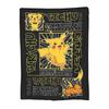 Pokemoned Pikachu Cartoon Fleece Blankets Funny Throw Blankets for Bed Sofa Couch 200x150cm Bedspreads