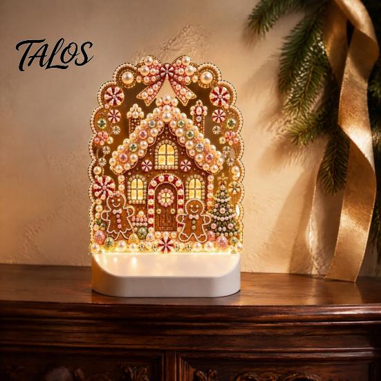 Holiday Gifts for Friends Christmas Pearl Light Ornaments Home Decor, Acrylic LED Decorative Colleagues Lamp with Soft Glow Bedroom Bookshelf