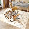 1PC Tiger Feather Non-Slip Floor carpet, Office, family, bedroom, Studio - Large Area Rug, Vibrant Colors-C0464