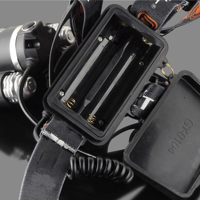 ZK20 LED Headlamp High Lumens 4 Modes 18650 Rechargeable Battery Flashlight Waterproof Outdoor Lighting Camping Fishing