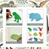 Cute Cartoon Animal Themed Design Reusing Stick Note Selves Adhesive Write Pad Removable for Journaling Office School