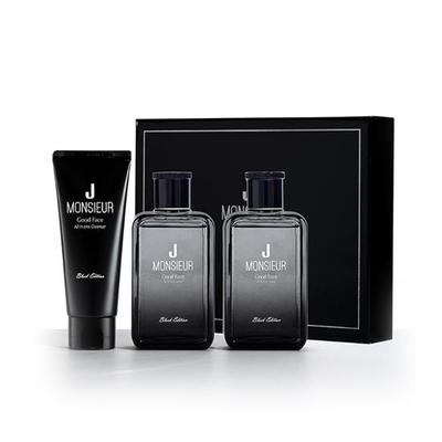 MONSIEURJ Good Face All-In-One Set 3items [Black Edition]