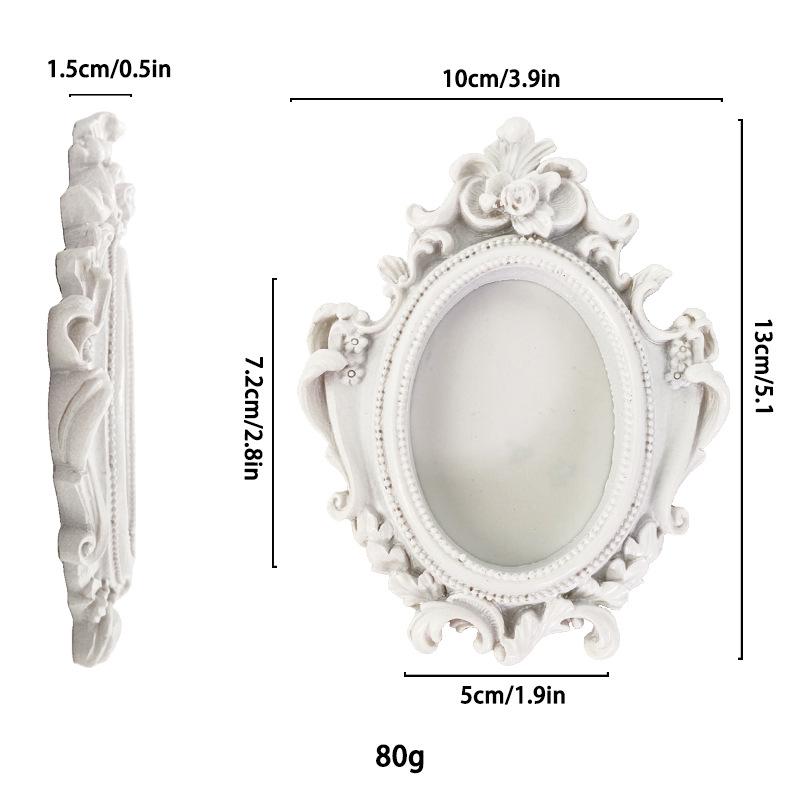 Mini Gold European Style Photo Frame for Still Life & Nail Art Props