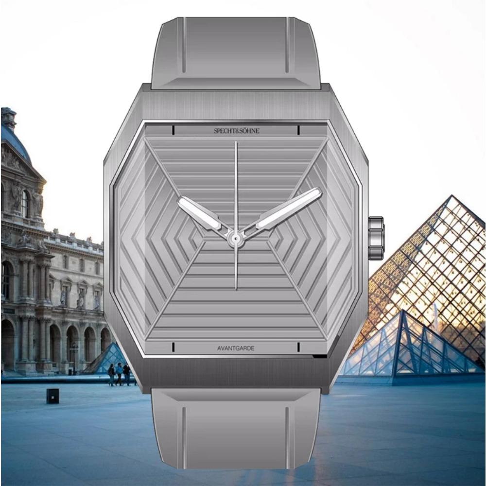Specht & Söhne New Creative Design Square Watch For Men Sports Watches Octagon Stainless Steel 3D Sapphire Crystal Reloj Hombre