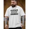 [Printed Design - Not Textured] Men's American Hip-Hop Style Printed Top,with an Inherent Vintage Street Vibe