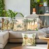Wüstenpalme Kissenbezug Schlafzimmer Sofa Kissenbezug 100% Polyester Wohnzimmer Kissen Kissenbezug Zuhause Bequeme Dekoration