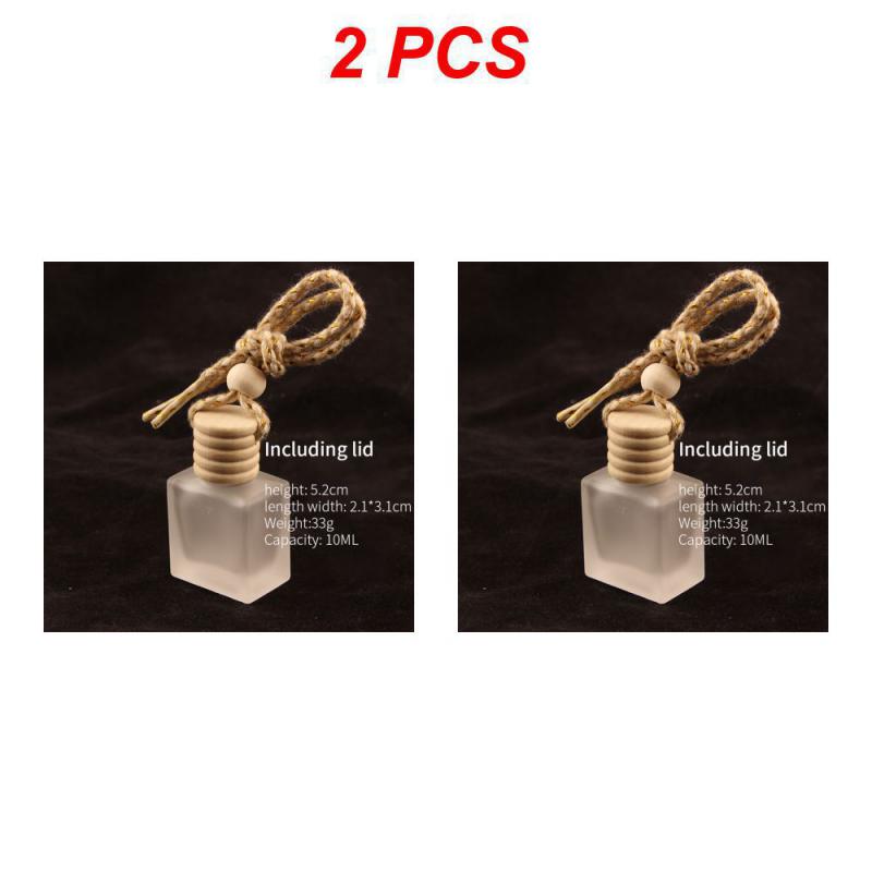 1/2/3PCS Frosted Glass Pendant Gentle Exquisite Easy To Install High-quality Car Accessories Car Interior Fragrance Pendant