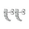 Gold color Hoop Earrings For Women Fashion CZ Zircon Piercing Women's Stud Dangle Earrings 2022 Jewelry Wholesale