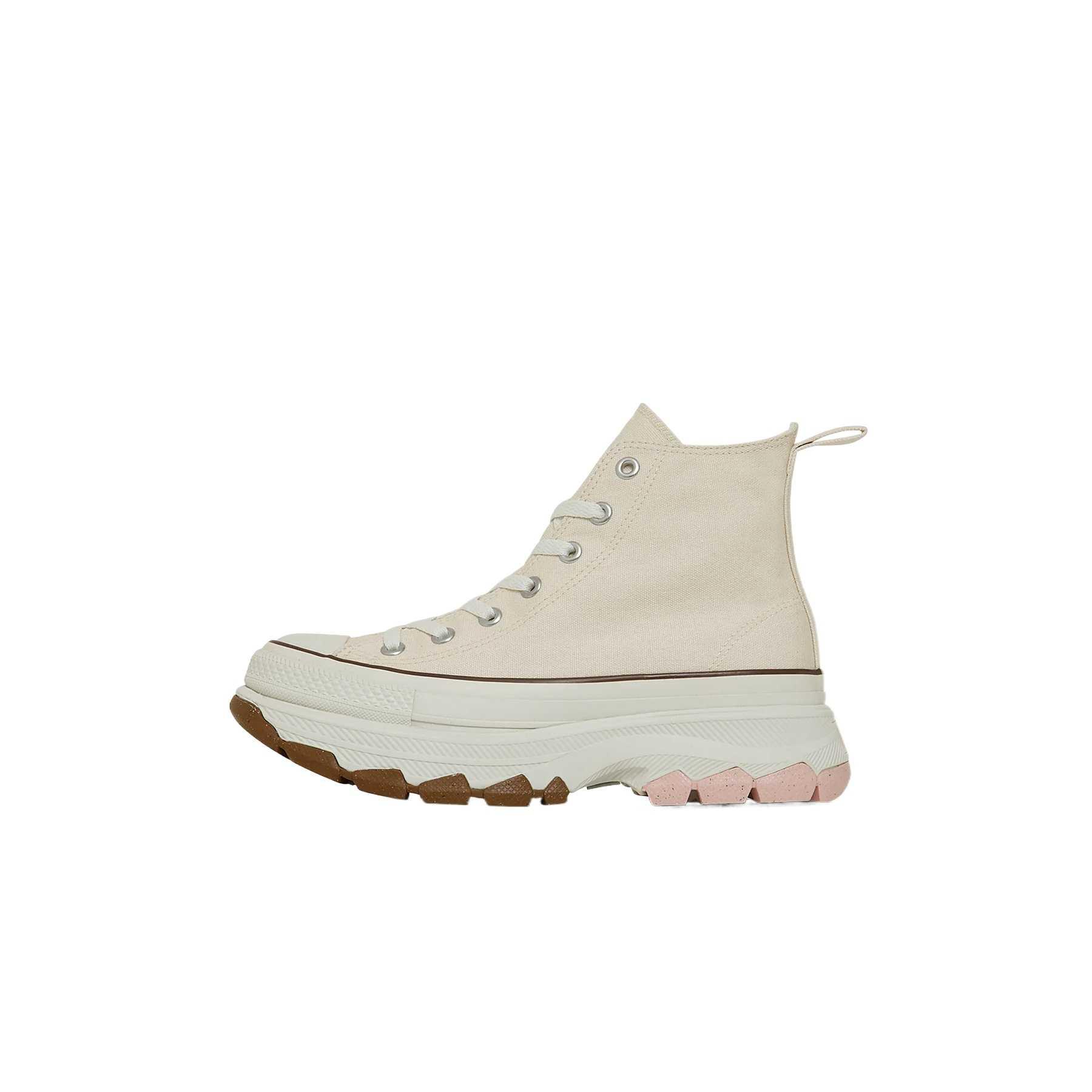 

New Converse All Star Trekwave High Top Canvas Shoes Unisex Beige 31314490 36