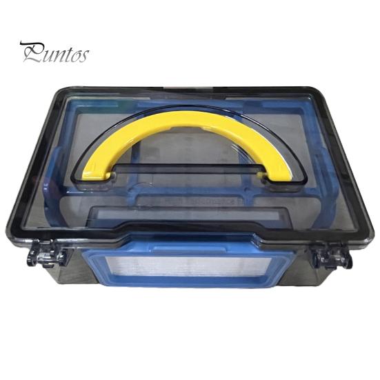 صندوق غبار المكنسة الكهربائية سهل التركيب، صندوق مجمع الغبار الشفاف العملي لـ ILIFE V3/v5S/v5s Pro