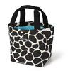 Courtside Mini Tote Bag, Giraffe Zwart, Lichtgewicht, Waterafstotend
