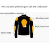 Men Motorcycle Armor Jacket Coat Summer Winter Warm Male Motorbike Riding Reflective Anti-collision Moto Protective Gear Jacket