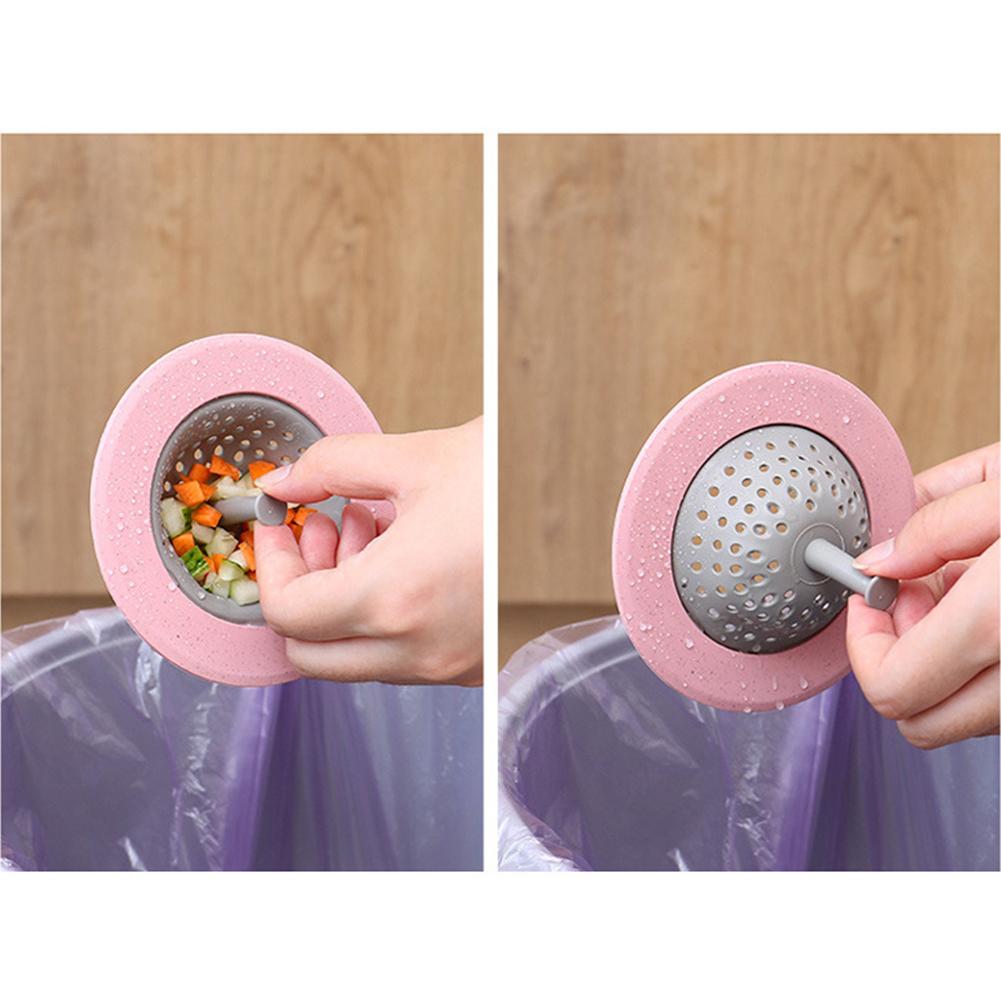 Anti-blocking Sink Strainer Basket with Handle for Kitchen Washing
