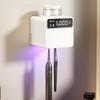 Wall Mounted Electric Toothbrush UV Sterilizer 2 Toothbrushes Slots Smart Toothbrush Rack  Hotel