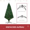 Artificial Christmas Tree 150 cm with Fiber Optic Artificial Fir Tree with LED Lighting