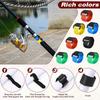 10/20PCs Fishing Rod Tie Strap - Hook & Loop Suspender Fastener for Outdoor Fishing Tools 7.87IN